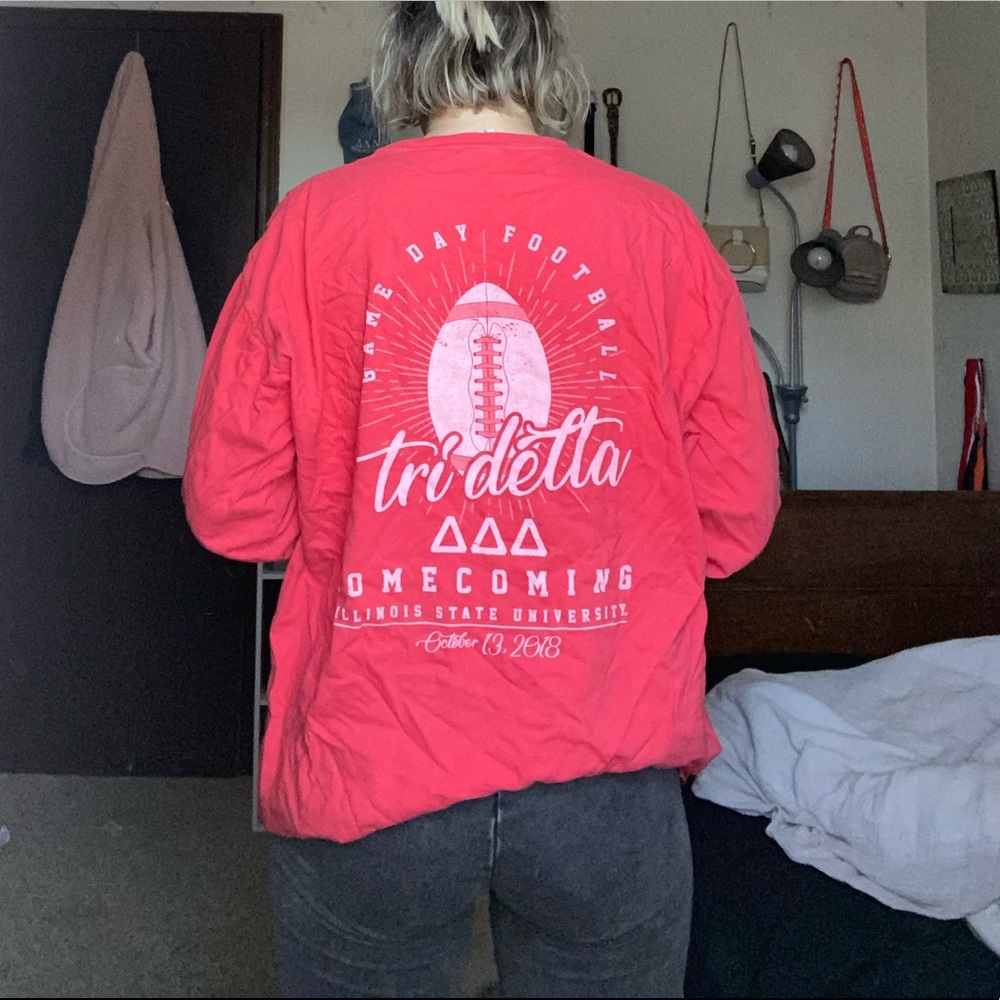 tri delta long sleeve homecoming shirt